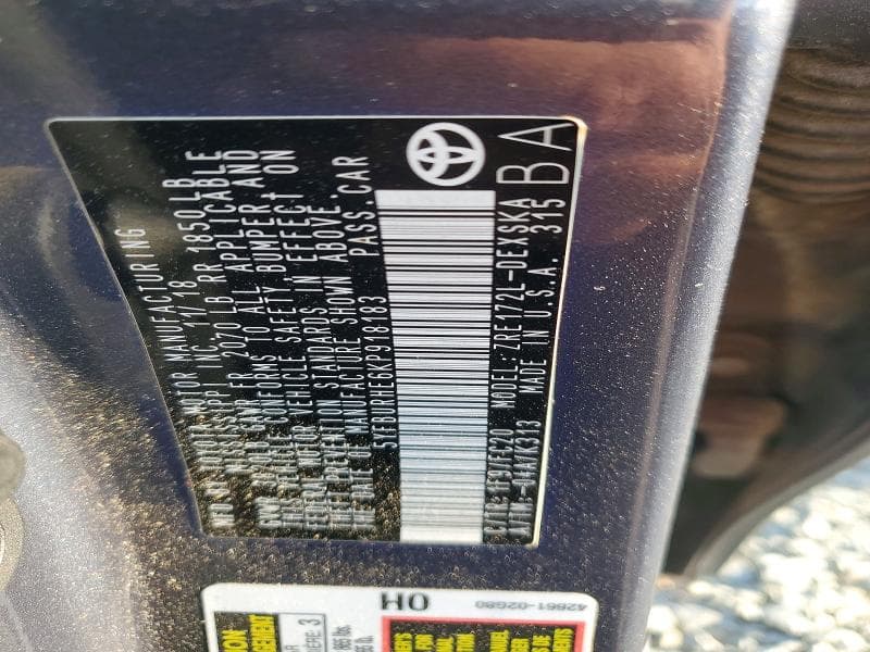2019 TOYOTA COROLLA SE 12