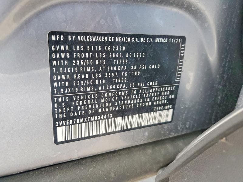 2026 VOLKSWAGEN TIGUAN SE 13