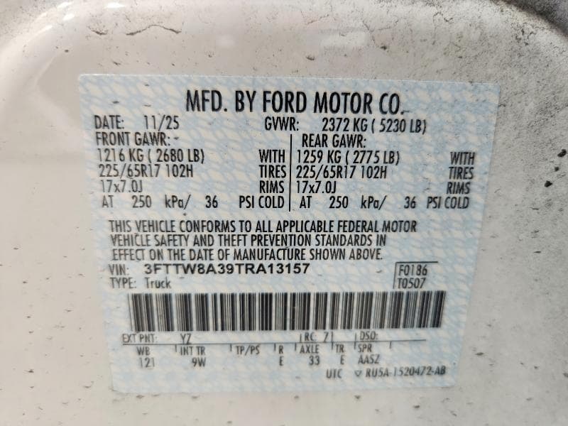 2026 FORD MAVERICK XL 12