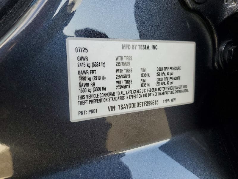 2026 TESLA MODEL Y 12