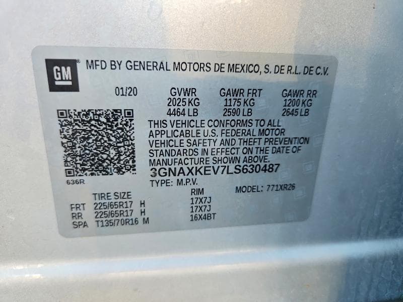 2020 CHEVROLET EQUINOX LT 13