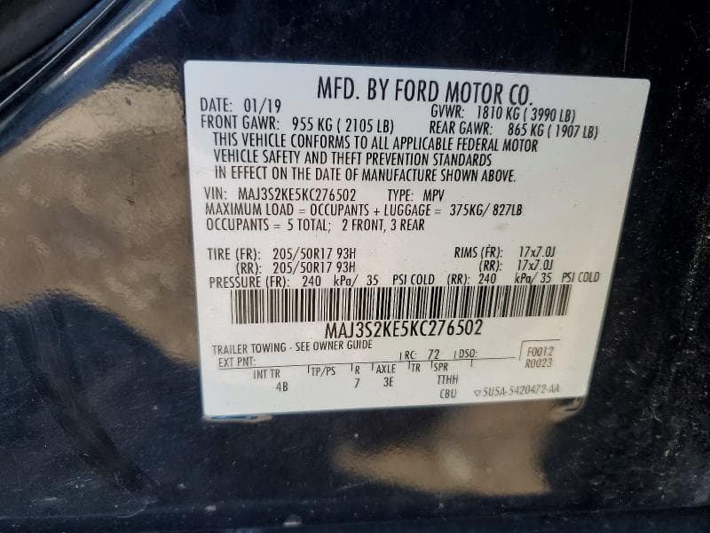 2019 FORD ECOSPORT TITANIUM 13