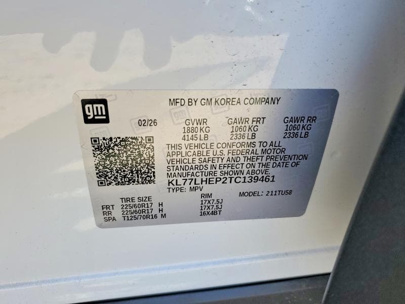 2026 CHEVROLET TRAX 1LT 12