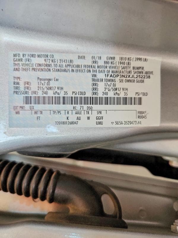 2018 FORD FOCUS TITANIUM 12