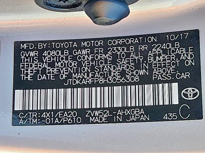 2017 TOYOTA PRIUS PRIME PREMIUM 13