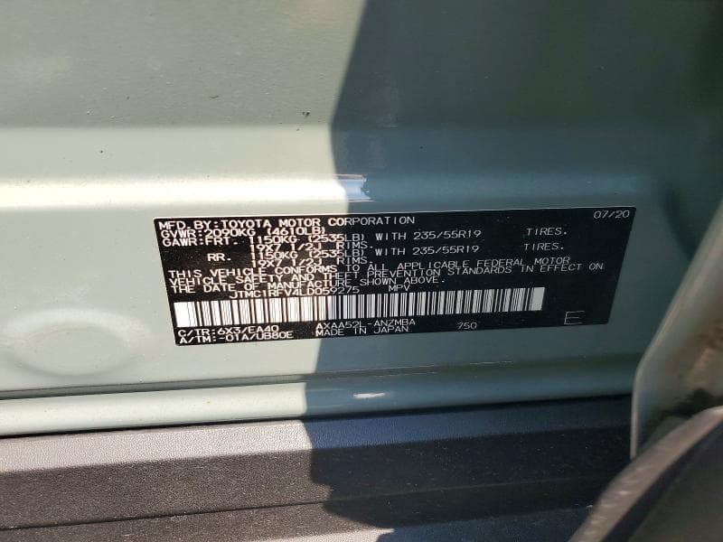 2020 TOYOTA RAV4 XLE PREMIUM 13
