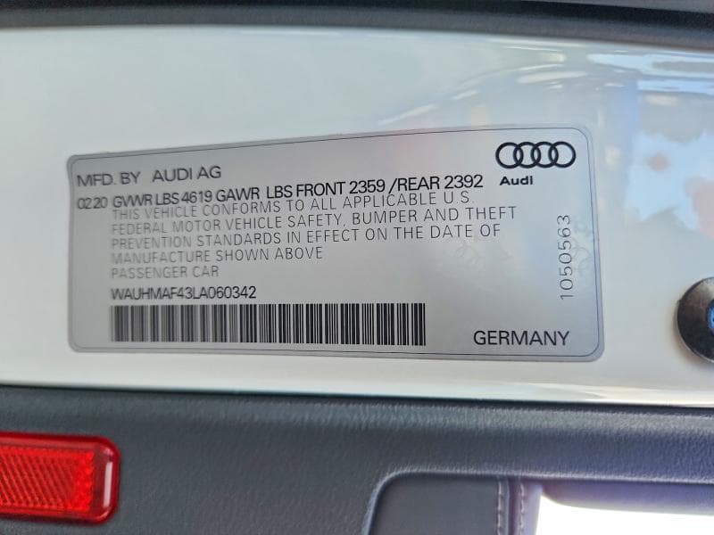 2020 AUDI A4 PREMIUM PLUS 12