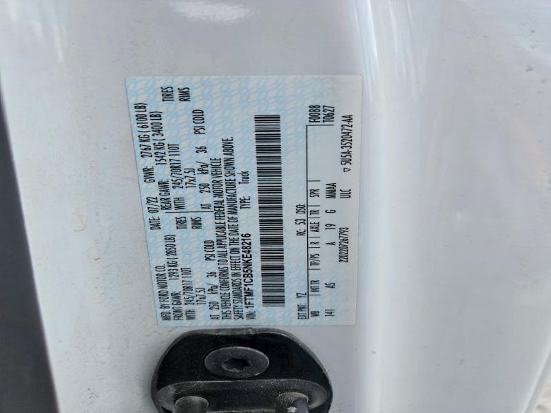 2022 FORD F150 12