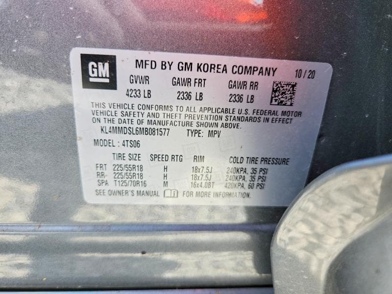 2021 BUICK ENCORE GX SELECT 14