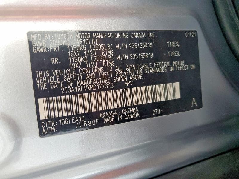 2021 TOYOTA RAV4 XLE PREMIUM 13