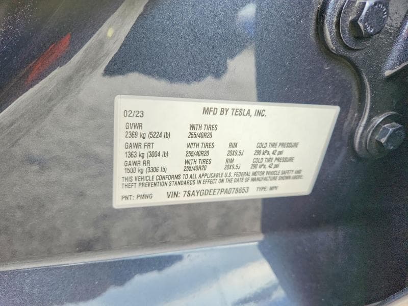 2023 TESLA MODEL Y 14