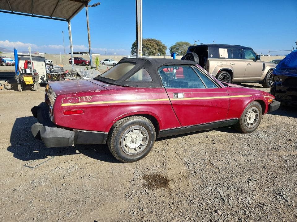 1980 TRIUMPH CAR CONVERTIBL 3