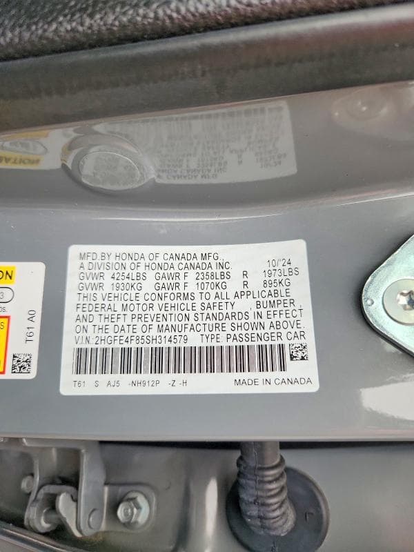 2025 HONDA CIVIC SPORT 12
