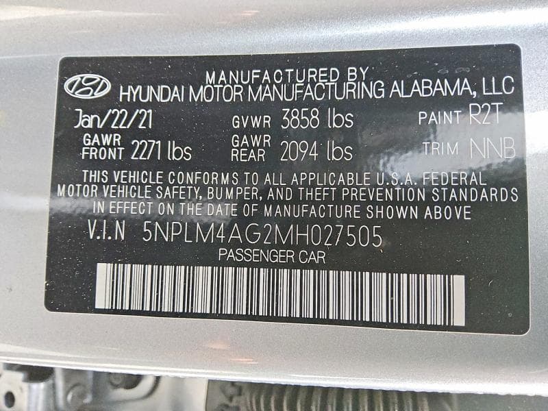 2021 HYUNDAI ELANTRA SEL 12