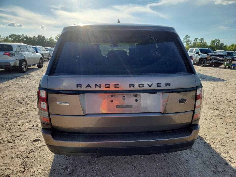 2017 LAND ROVER RANGE ROVER SUPERCHARGED 6