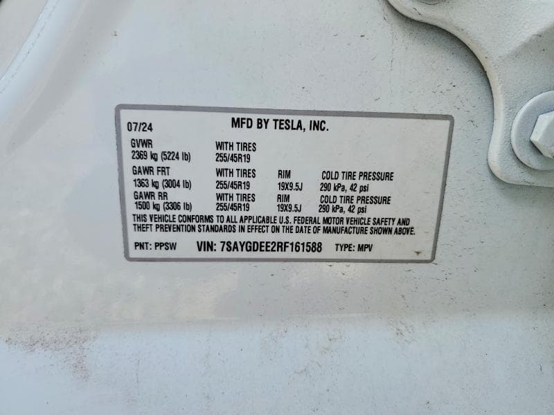 2024 TESLA MODEL Y 13
