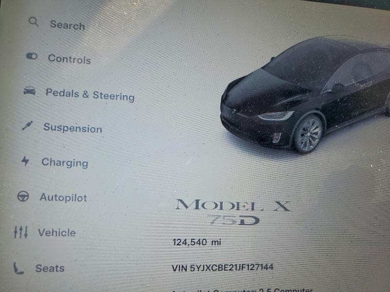 2018 TESLA MODEL X 9