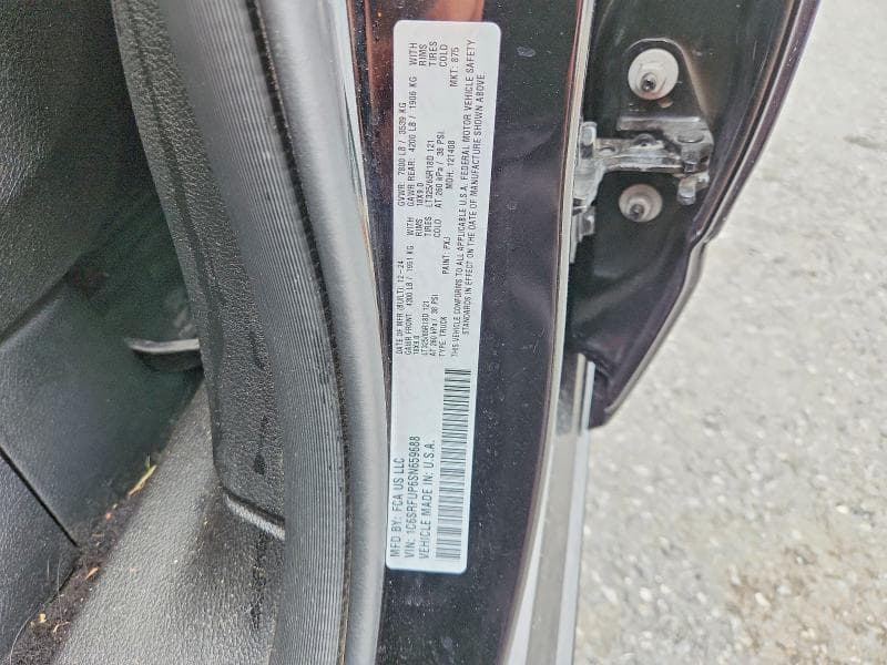 2025 RAM 1500 RHO 12