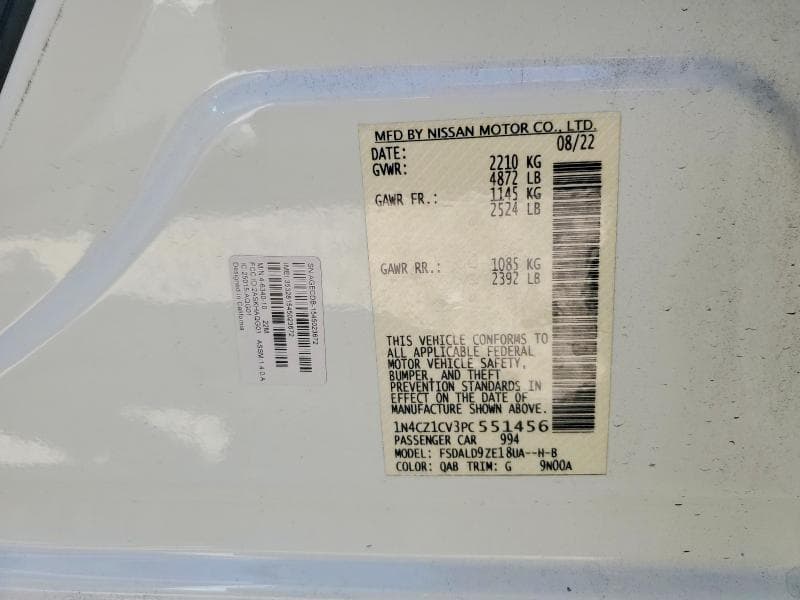 2023 NISSAN LEAF SV PLUS 12