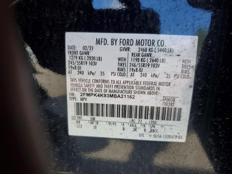 2021 FORD EDGE TITANIUM 13