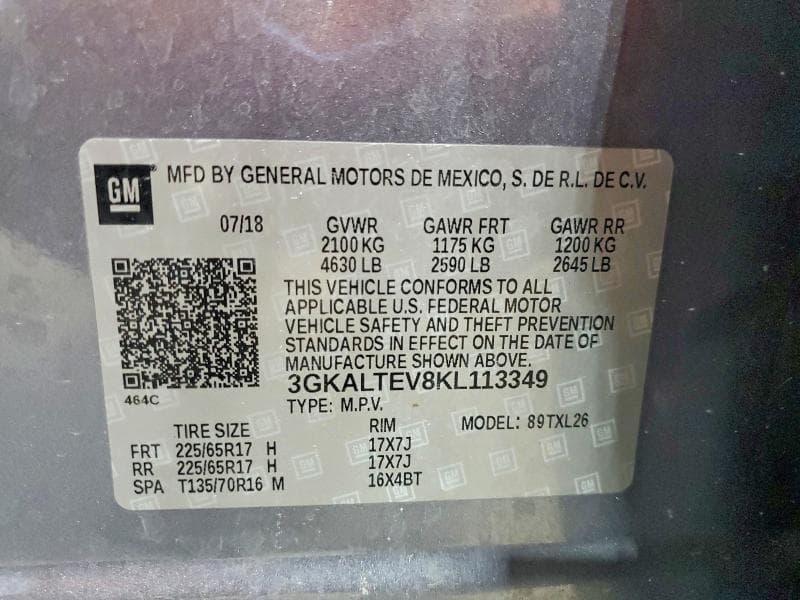 2019 GMC TERRAIN SLE 13