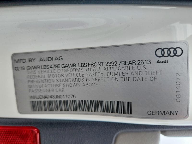 2018 AUDI A4 PREMIUM PLUS 13
