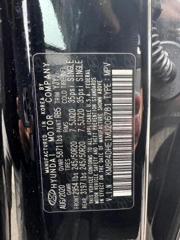 2021 HYUNDAI PALISADE SEL 10