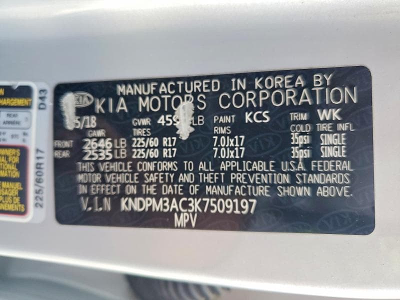 2019 KIA SPORTAGE LX 12