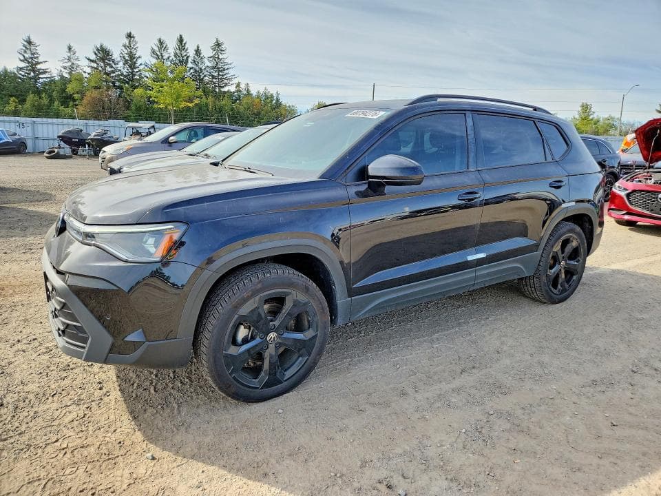2025 VOLKSWAGEN TAOS SE BLACK