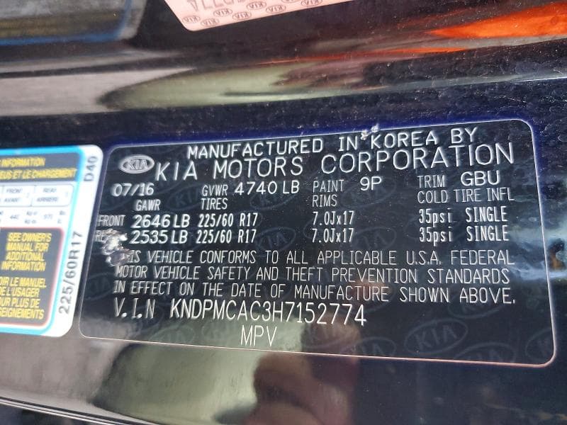 2017 KIA SPORTAGE LX 13