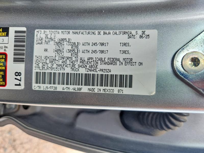 2025 TOYOTA TACOMA SR5 12