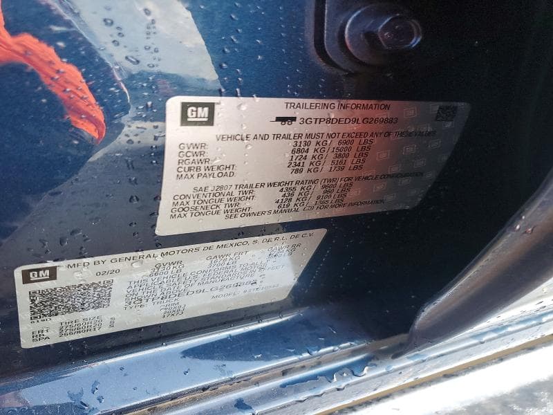 2020 GMC SIERRA C1500 SLT 12
