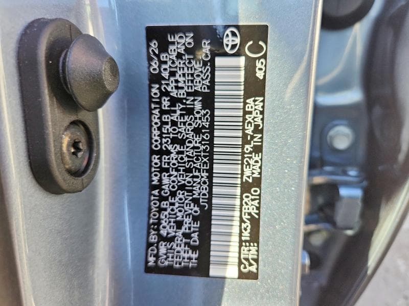 2026 TOYOTA COROLLA HYBRID LE 12