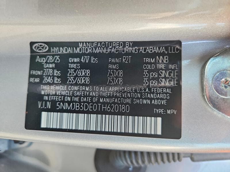 2026 HYUNDAI TUCSON SEL 12
