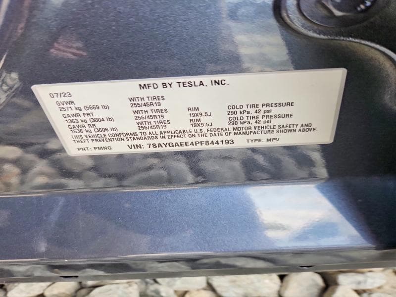 2023 TESLA MODEL Y 12