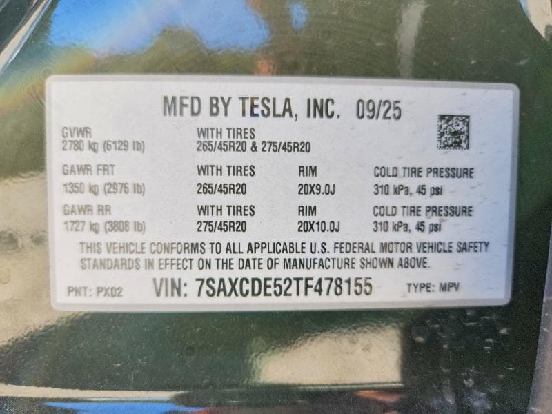 2026 TESLA MODEL X 14