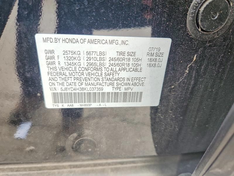2019 ACURA MDX 13