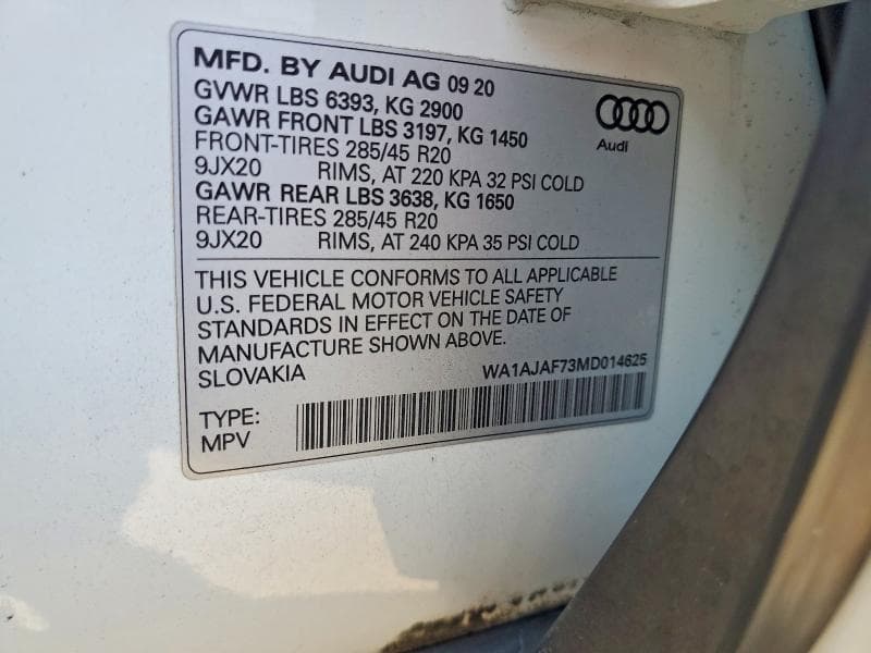 2021 AUDI Q7 PREMIUM 14