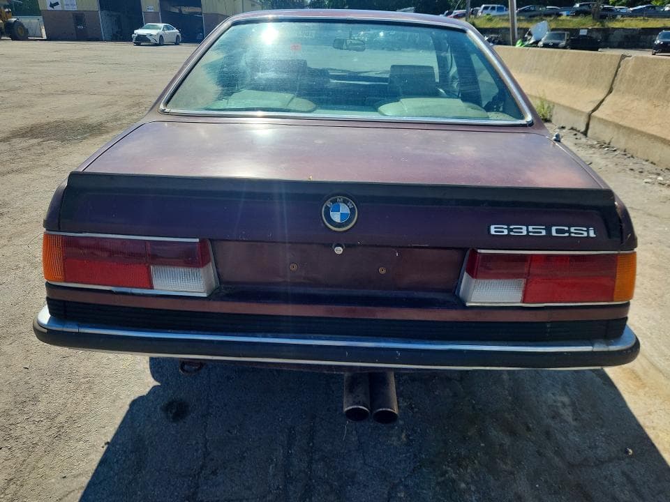 1985 BMW 635 6