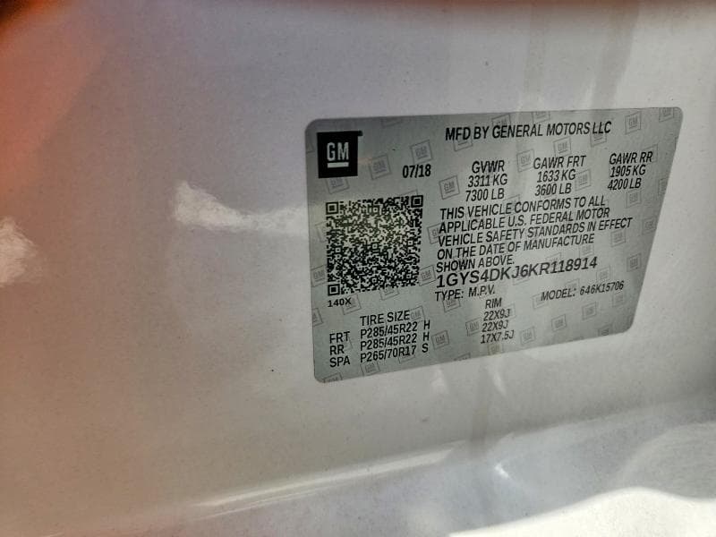 2019 CADILLAC ESCALADE PLATINUM 13