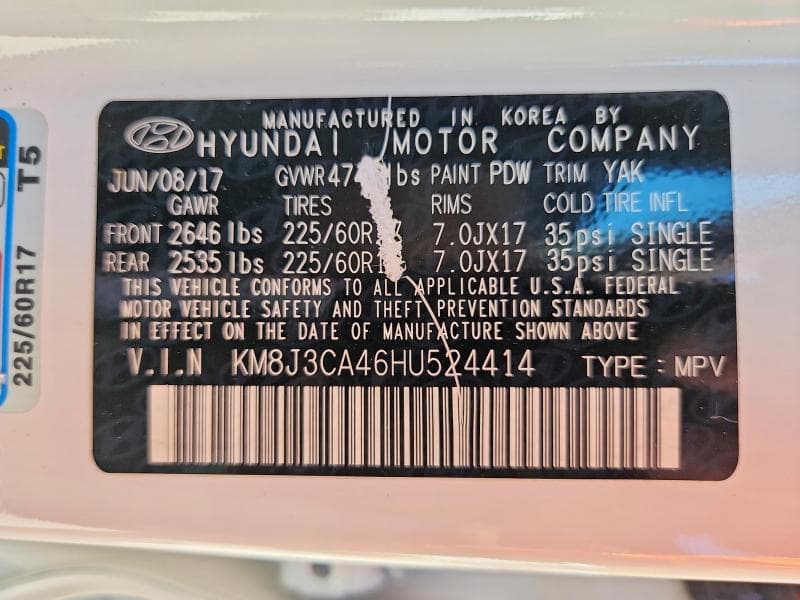 2017 HYUNDAI TUCSON SE PLUS 14
