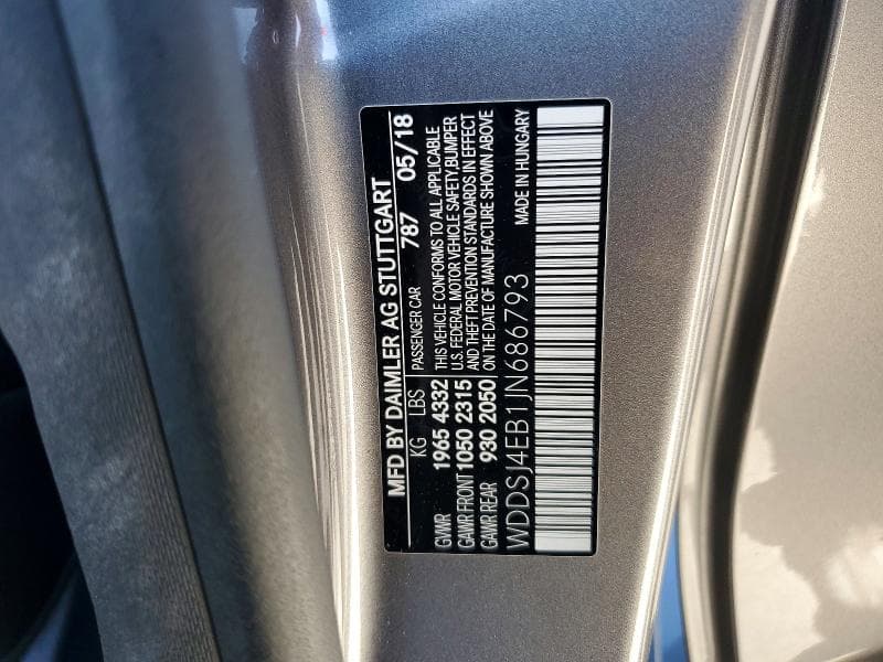 2018 MERCEDES-BENZ CLA 250 13
