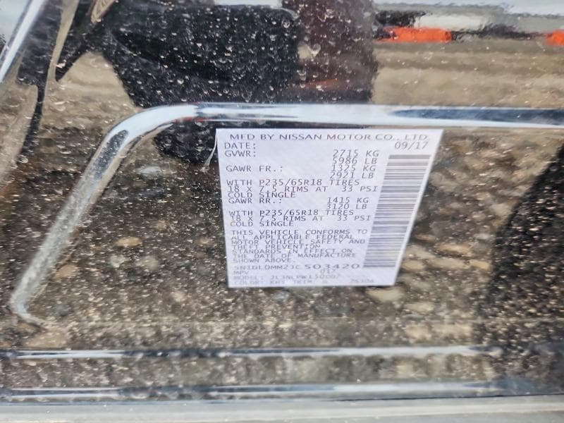 2018 INFINITI QX60 BASE 13