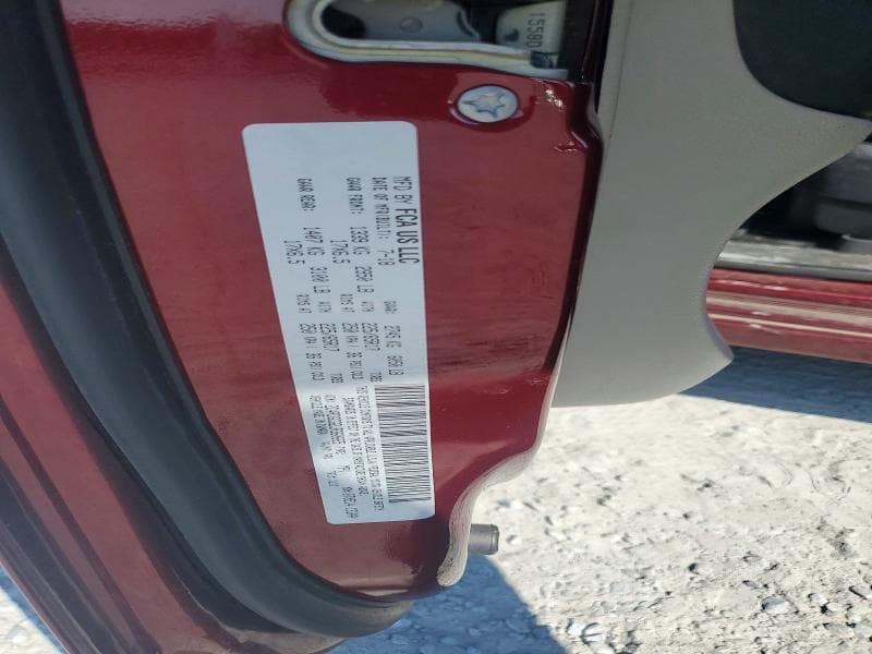 2018 DODGE GRAND CARAVAN SXT 13