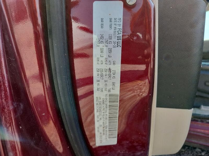 2017 CHRYSLER PACIFICA TOURING L 14