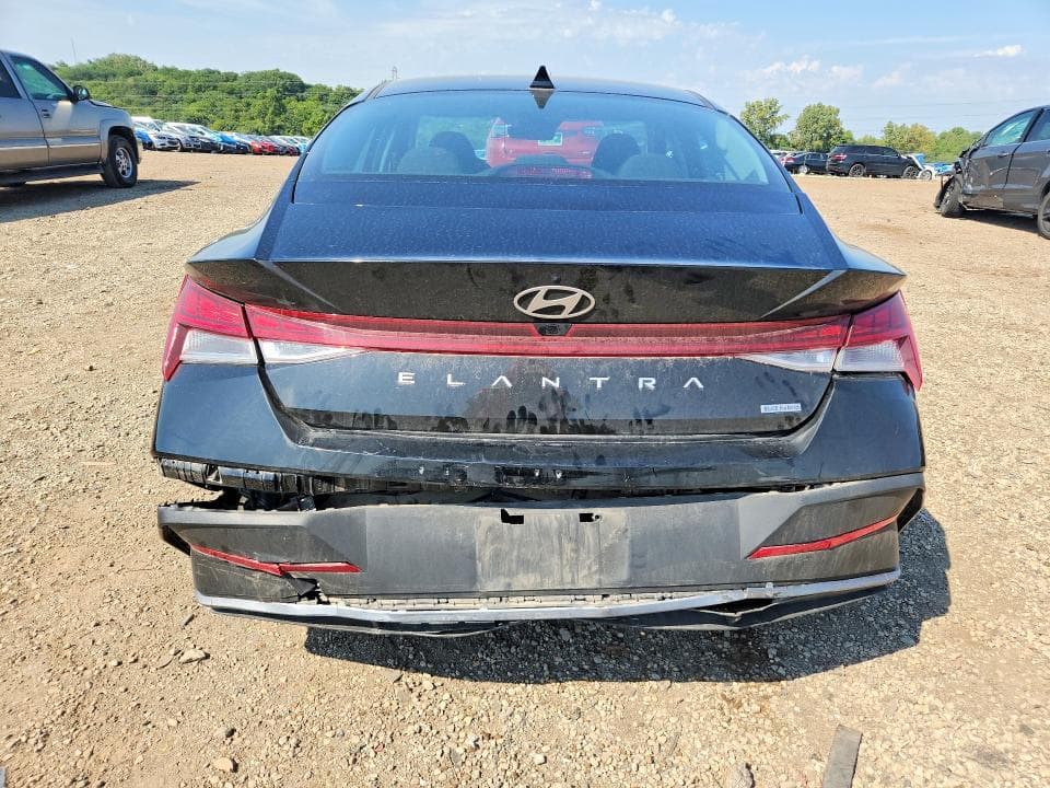 2025 HYUNDAI ELANTRA HYBRID BLUE 6
