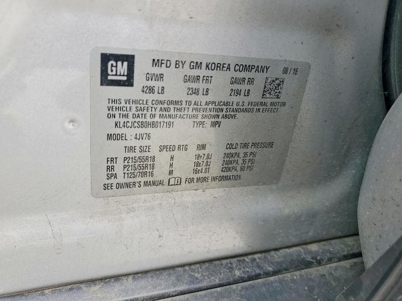 2017 BUICK ENCORE ESSENCE 14