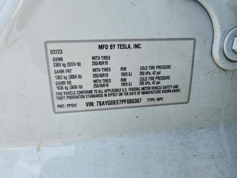 2023 TESLA MODEL Y 13