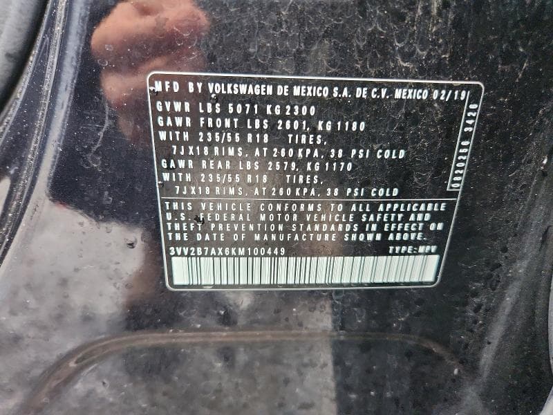 2019 VOLKSWAGEN TIGUAN SE 13