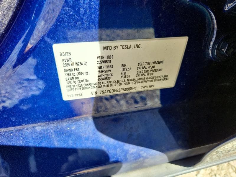 2023 TESLA MODEL Y 14